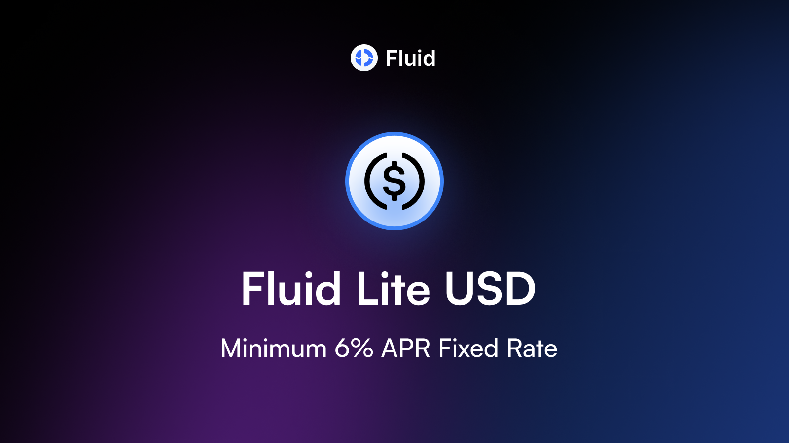 Earn a minimum 6% fixed APR on stablecoins USD with Fluid Lite USD. Automated, cross-chain vault built on 4 years of proven DeFi yield infrastructure